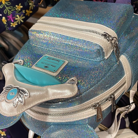 Disney Cruise Line Loungefly Mini Backpack - 25th Anniversary - Shimmering Seas - Picture 8 of 16